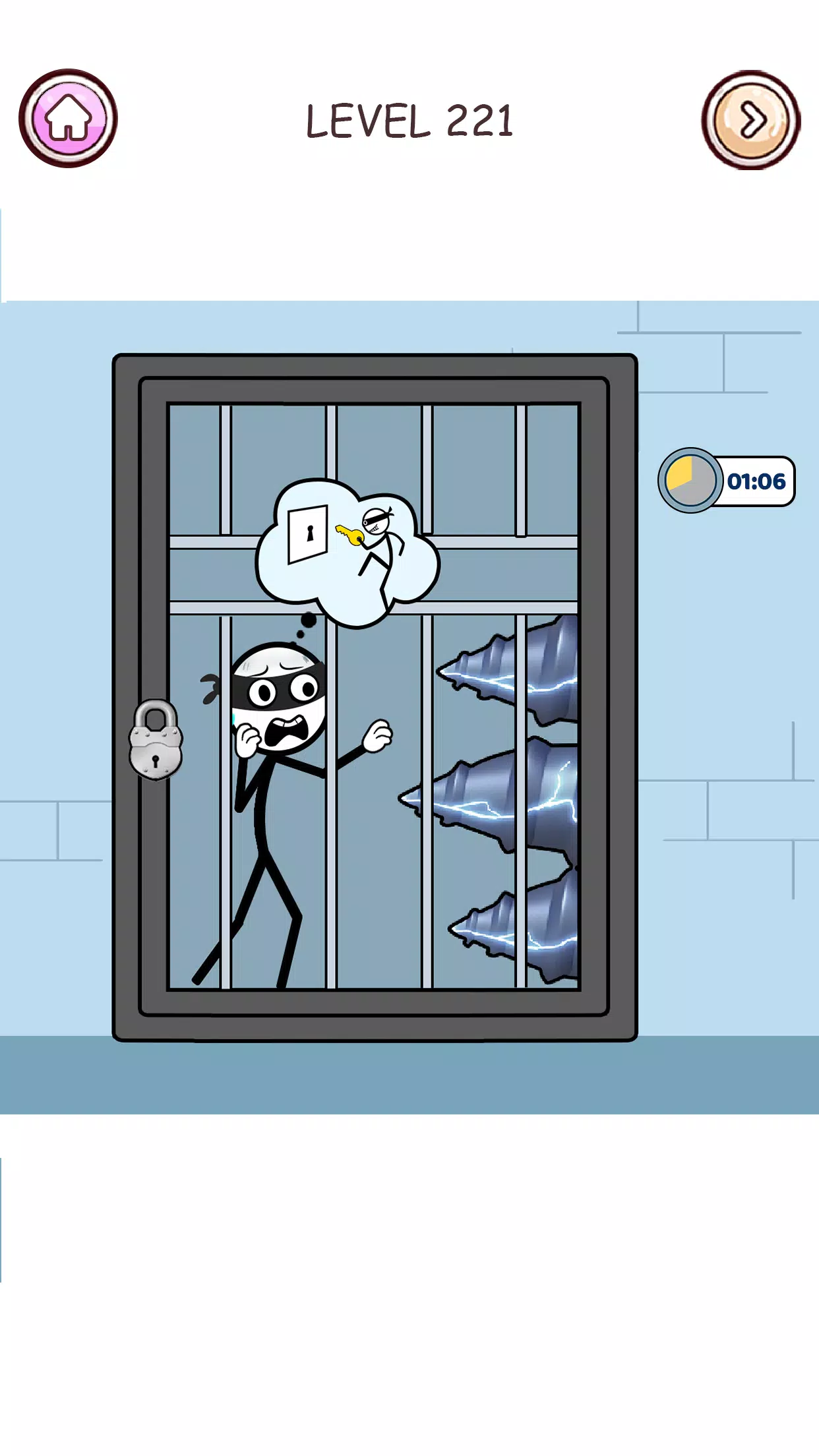 Stick Robber: Brain Puzzle Capture d'écran 1