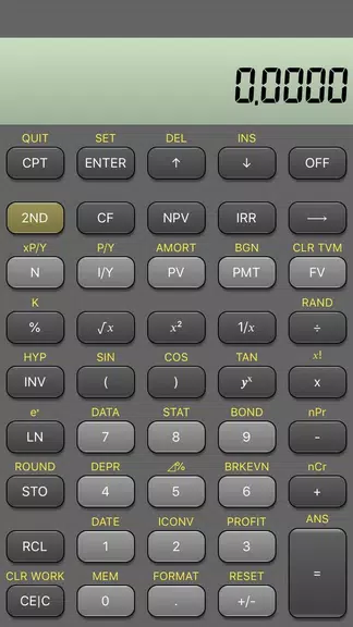 BA Financial Calculator Screenshot 1