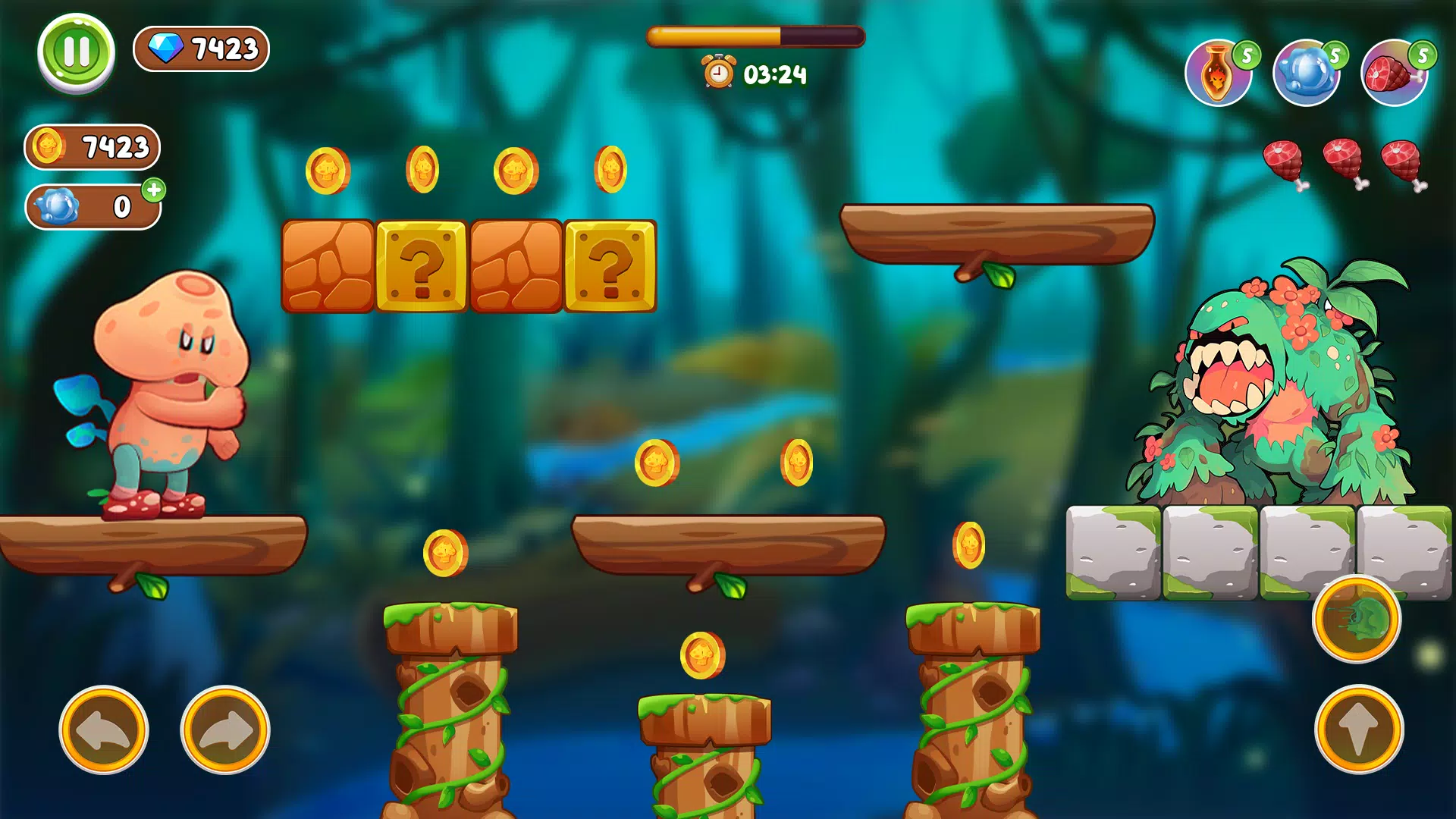Mushroom War: Legend Adventure 螢幕截圖 3