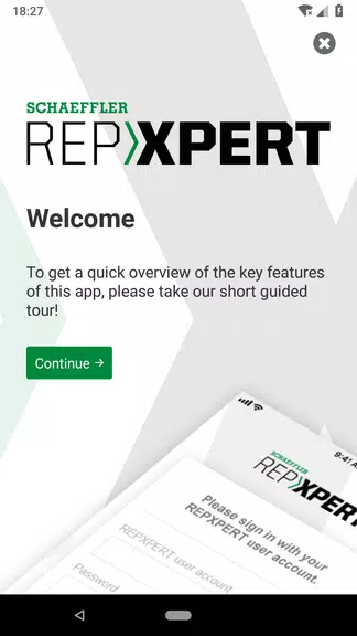 Schermata REPXPERT 1