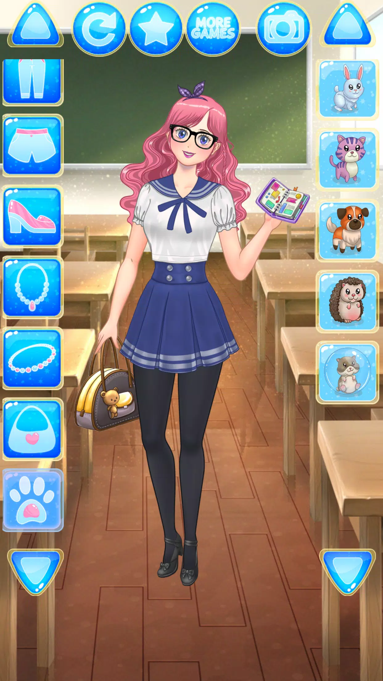 High School Anime Dress Up Ảnh chụp màn hình 1