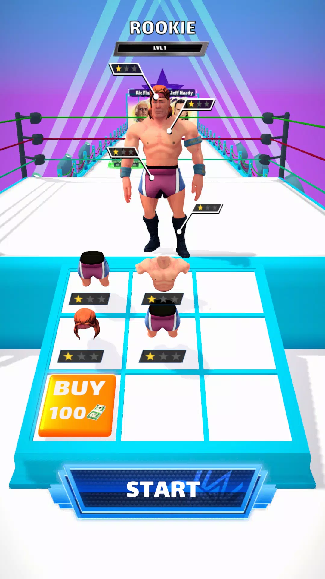Schermata Wrestling Trivia Run 2