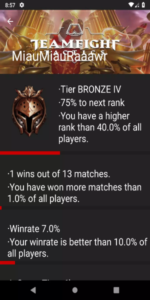 Teamfight Tactics Tracker ဖန်သားပြင်ဓာတ်ပုံ 0