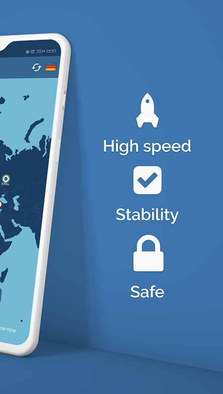 Easy VPN Free - Unlimited Secure VPN Proxy ภาพหน้าจอ 1