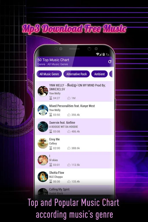 Juice Mp3 - Free Music Download 螢幕截圖 1