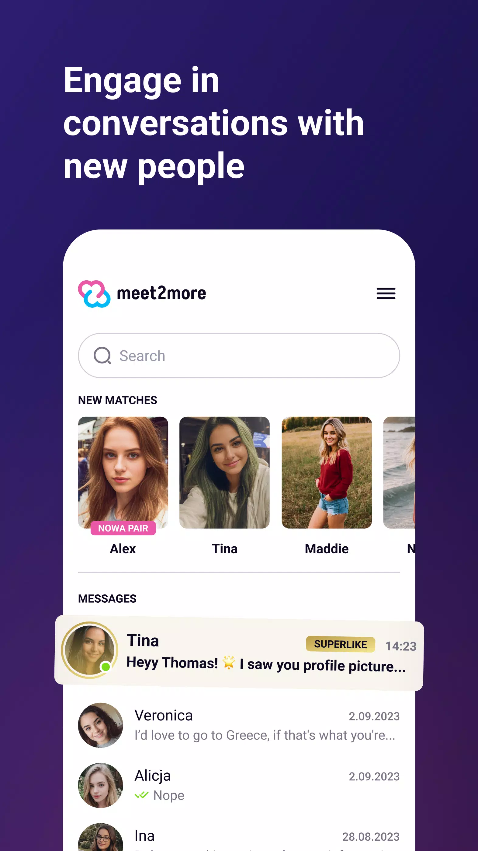 meet2more Capture d'écran 2