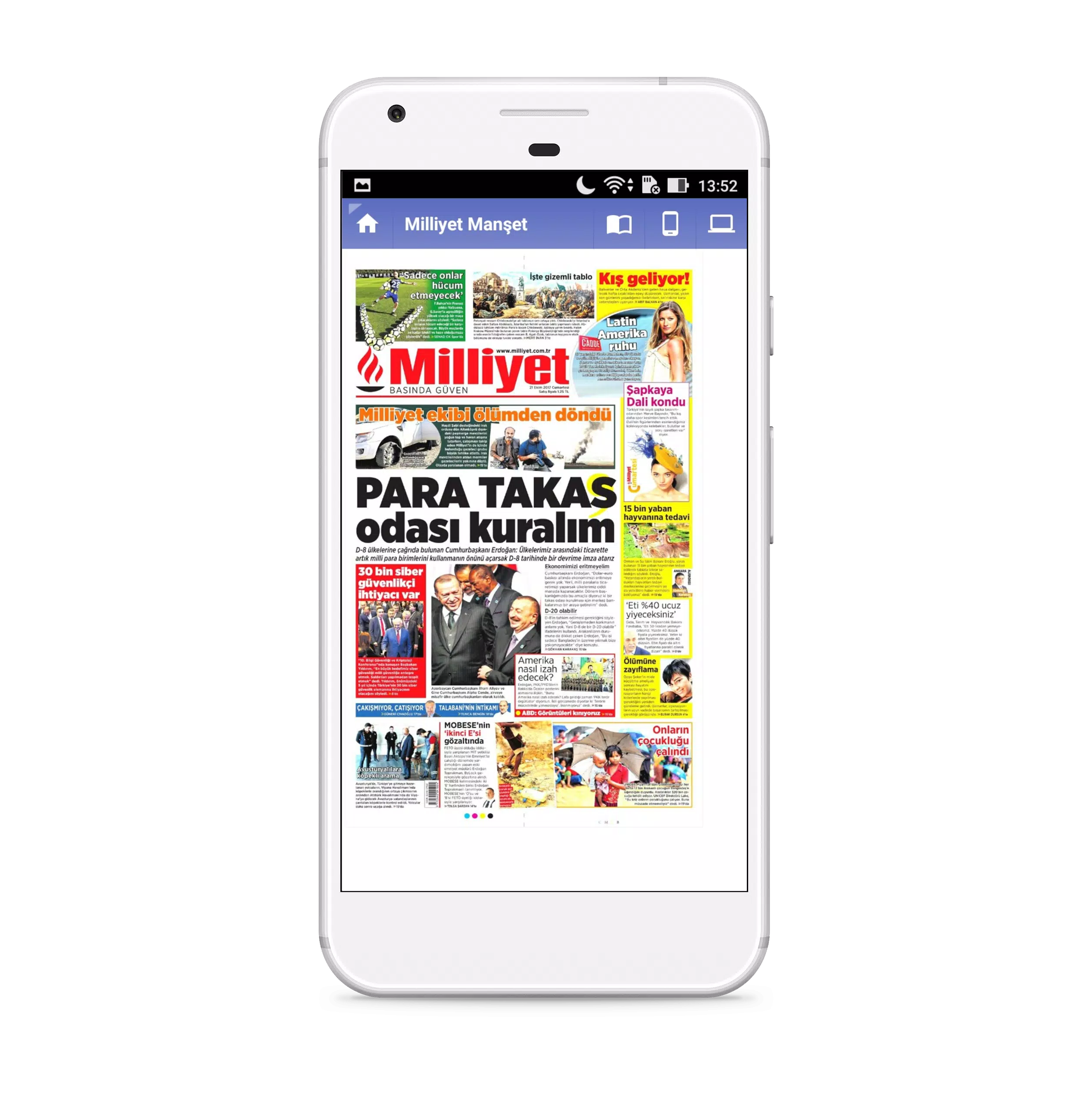 Tüm Gazeteler Akıllı Tarayıcı स्क्रीनशॉट 2