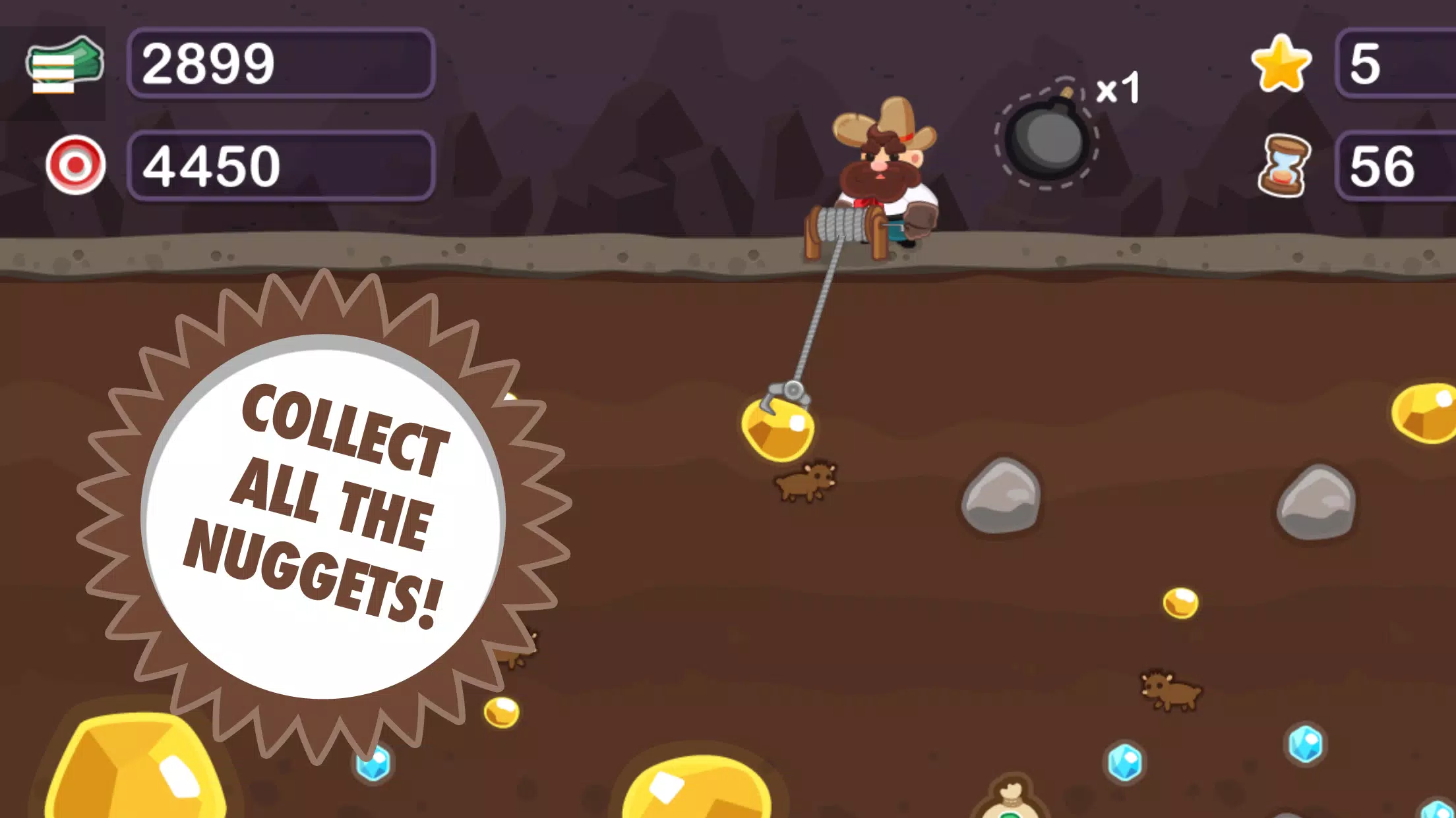 Gold Miner Tom Captura de tela 2