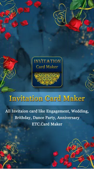 Invitation Card Maker - RSVP 螢幕截圖 0