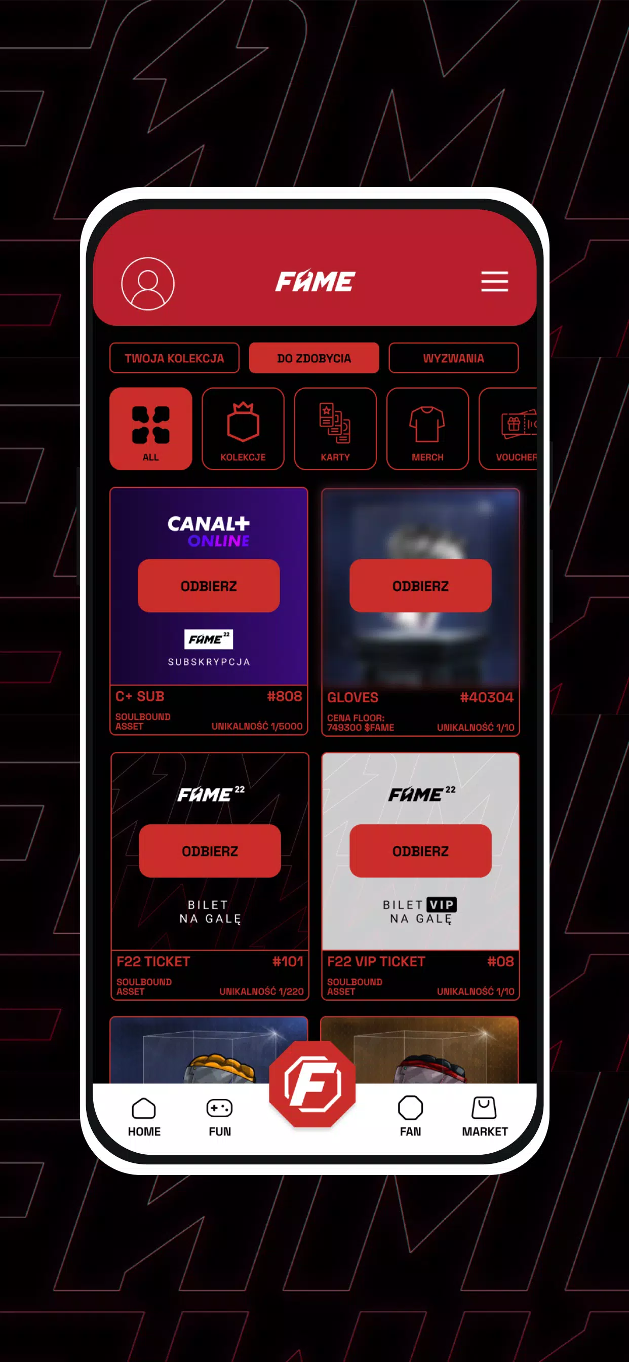 FAME MMA APP Capture d'écran 1