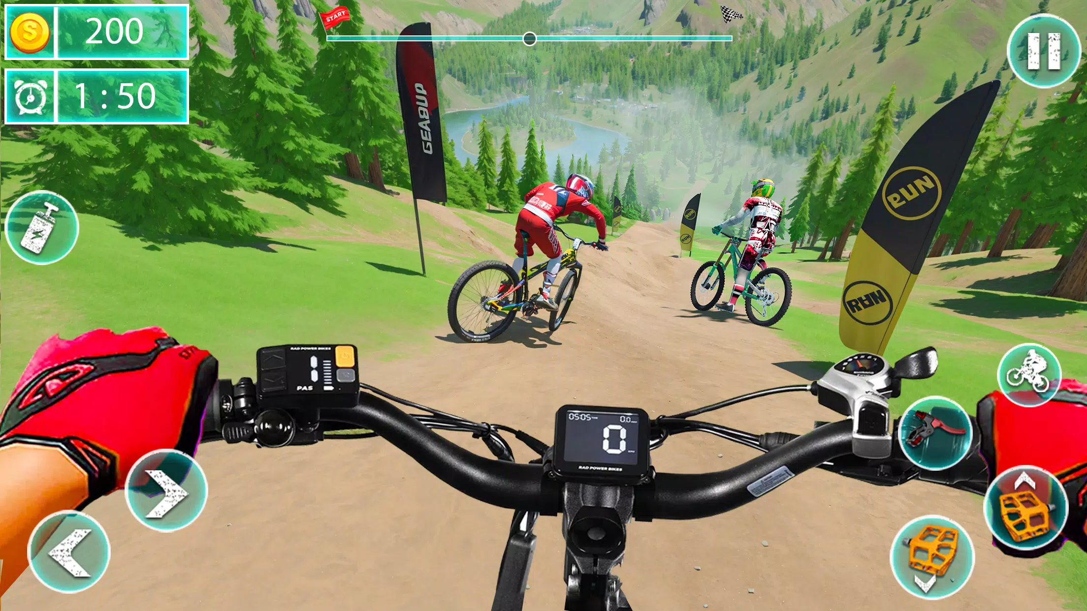 MTB Downhill: BMX Racer 螢幕截圖 1