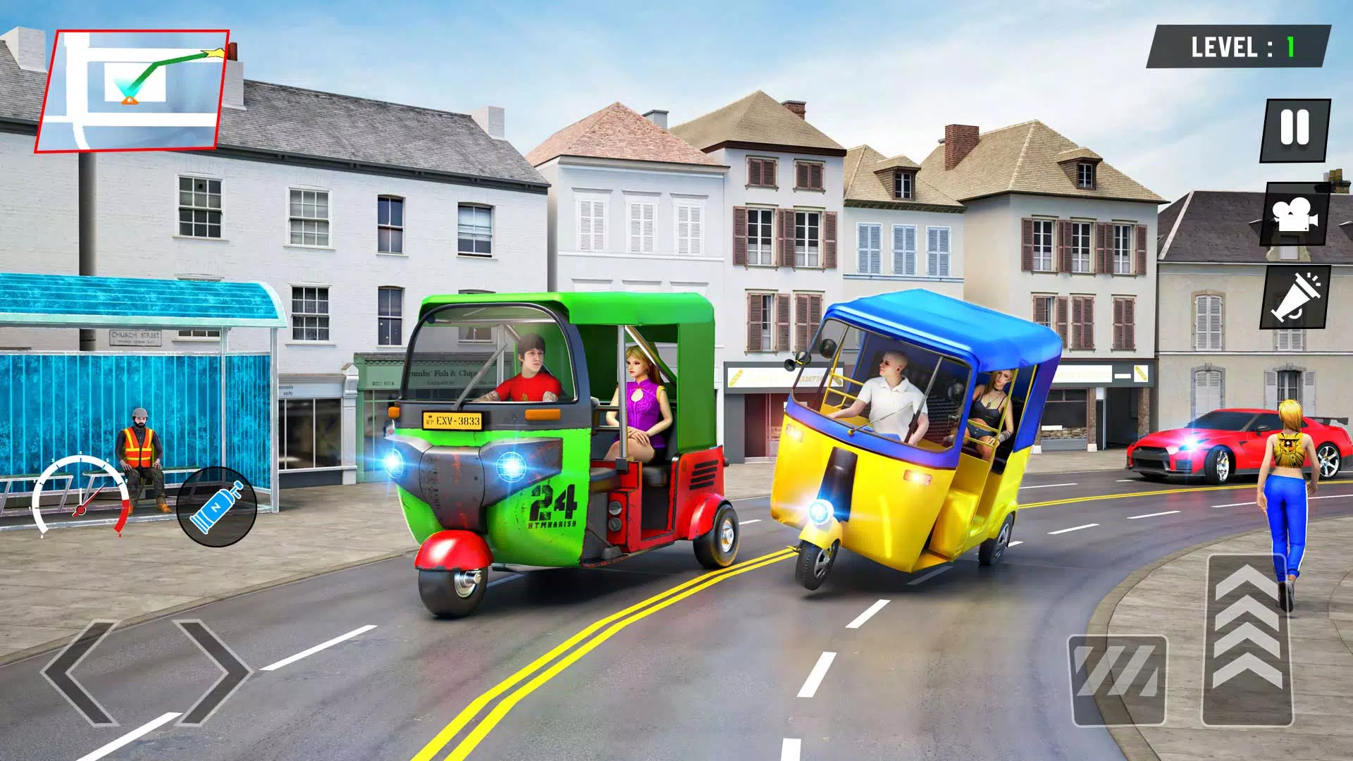 Tuk Tuk Rickshaw - Auto Game Capture d'écran 2
