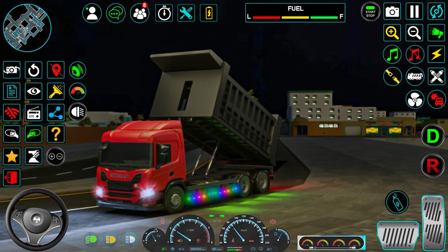 Car Transport Truck Driver 3D Captura de pantalla 0
