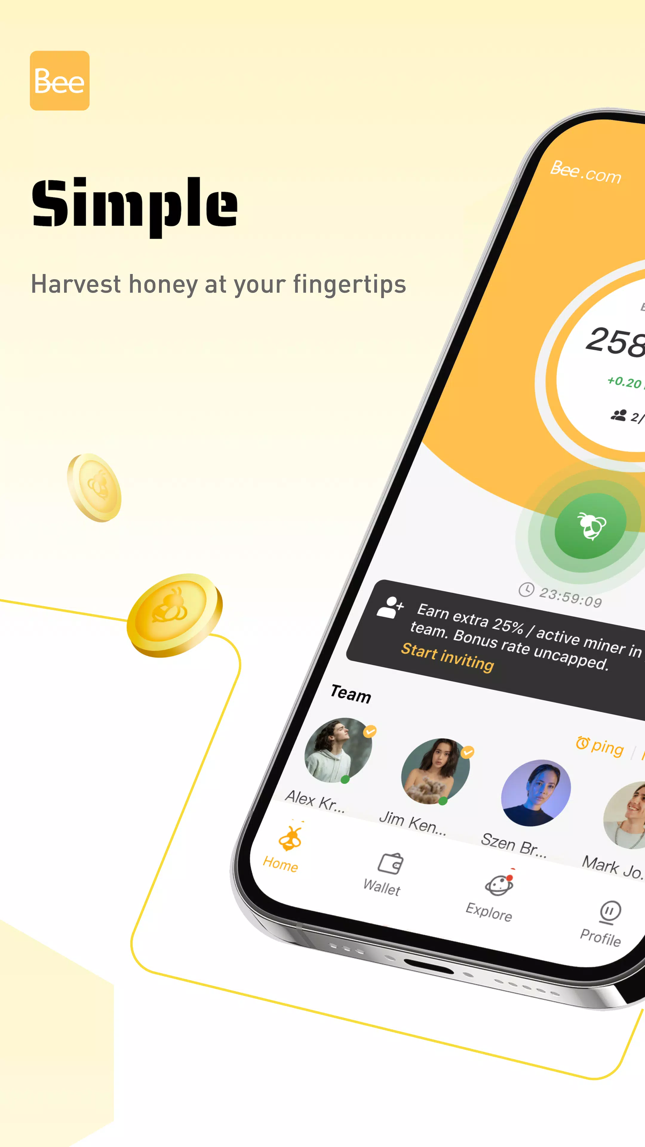Bee Network Capture d'écran 0