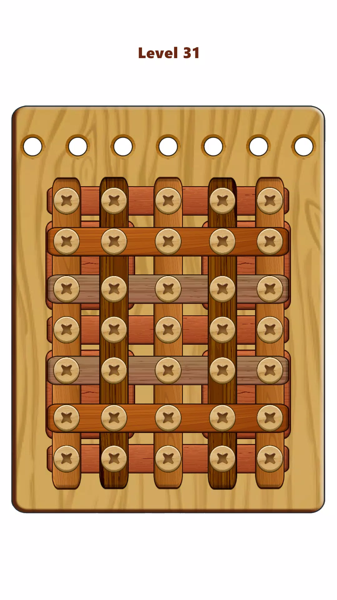 Wood Nuts & Bolts Puzzle Capture d'écran 2