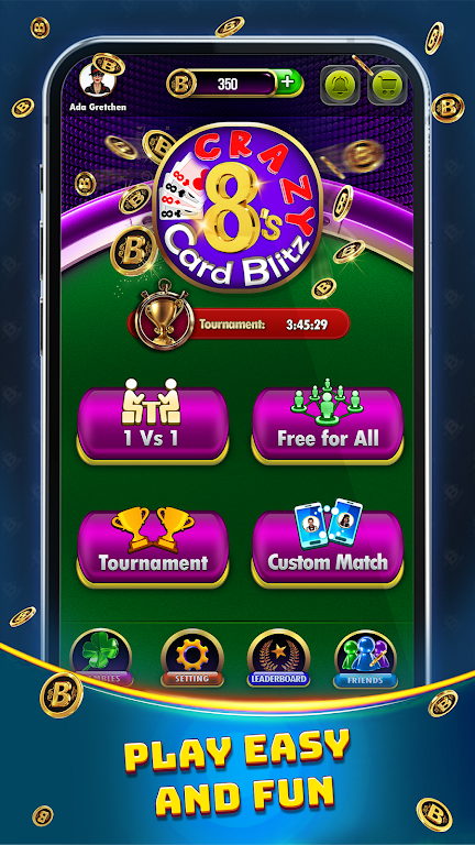 Crazy 8’s: Card Blitz ဖန်သားပြင်ဓာတ်ပုံ 1