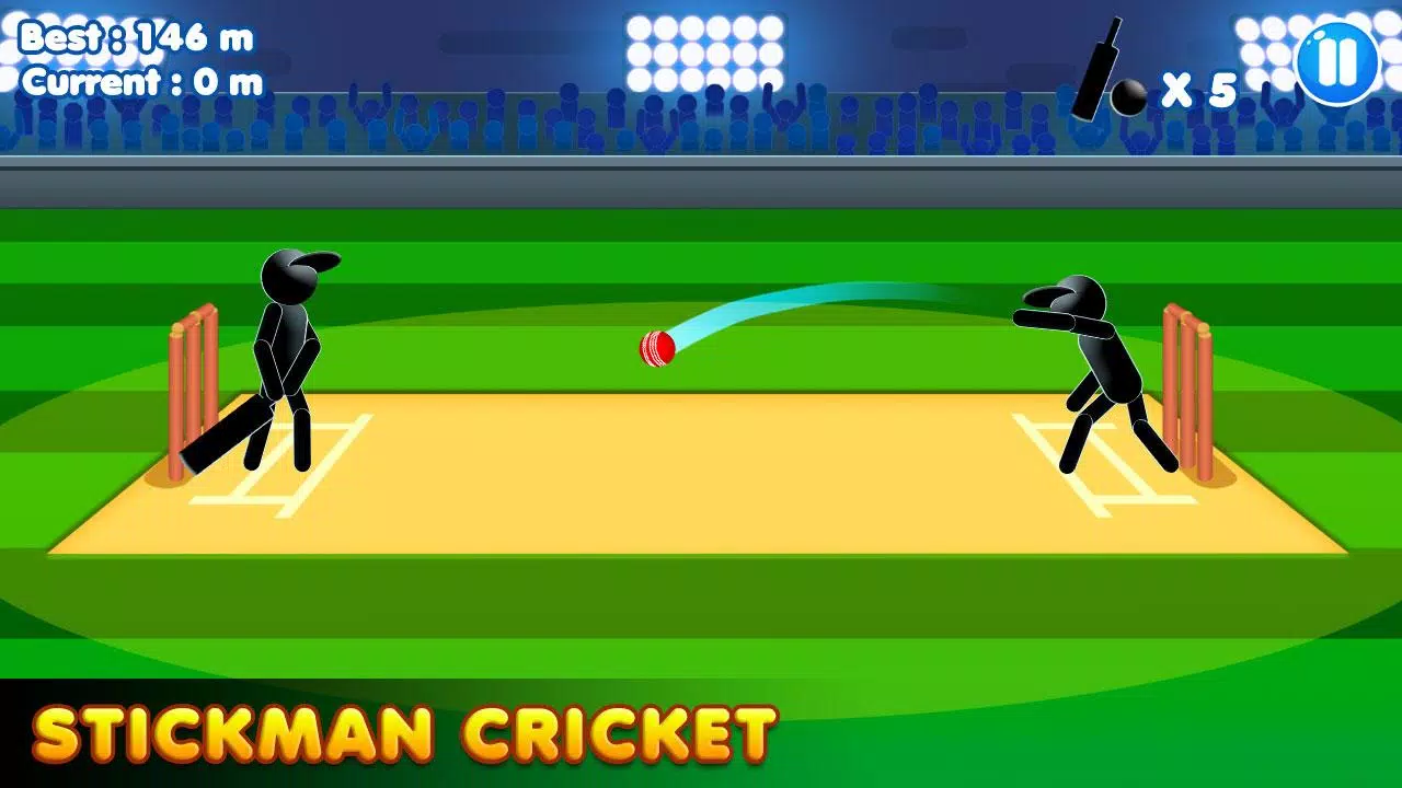 Stickman Cricket:Cricket Games Captura de tela 0