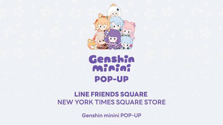 Magasin pop-up de Genshin Minini à New York