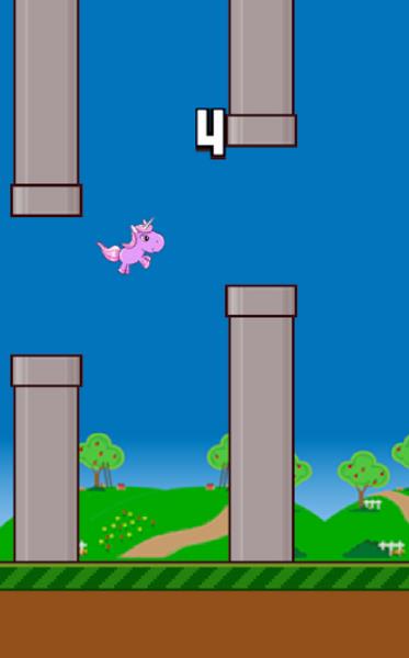 Flappy Unicorn 螢幕截圖 3