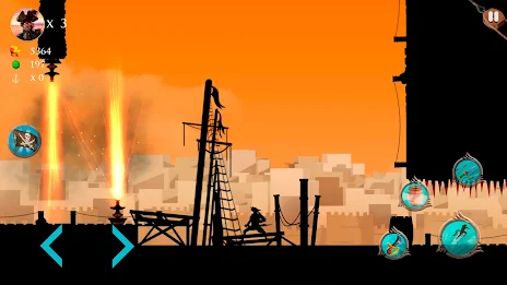 Arrr! Pirate Arcade Platformer ဖန်သားပြင်ဓာတ်ပုံ 0