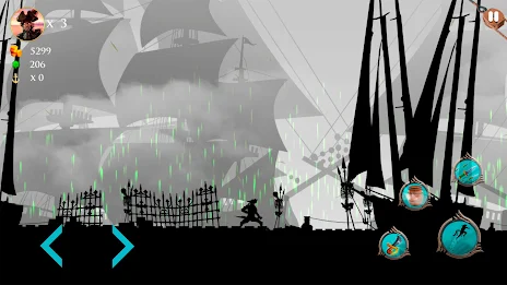 Arrr! Pirate Arcade Platformer ဖန်သားပြင်ဓာတ်ပုံ 1