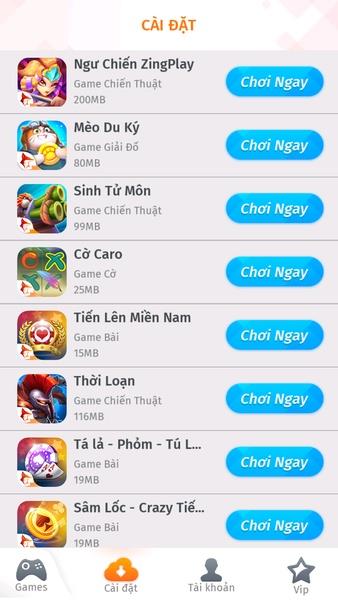 ZingPlay 螢幕截圖 2