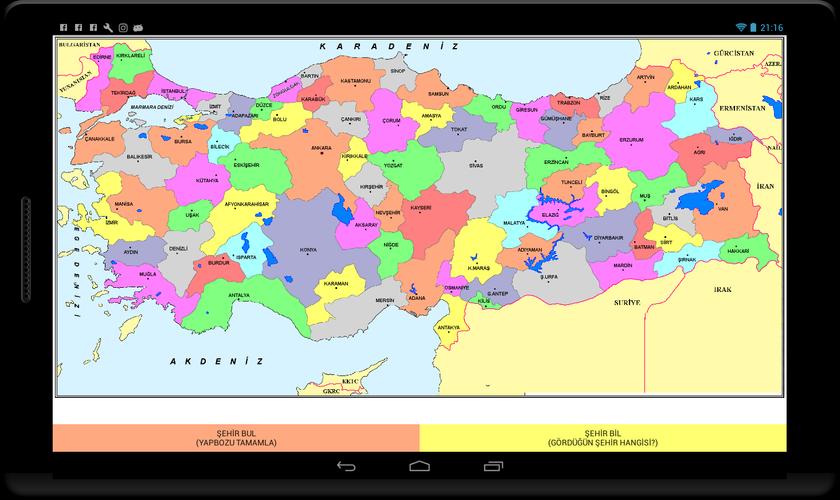 Şehir Bulma Oyunu Zrzut ekranu 1
