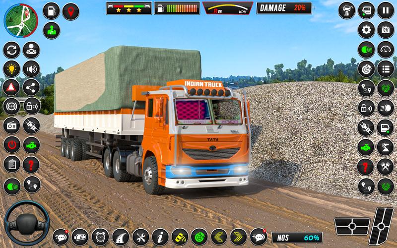 Indian Truck Game 3d Truck sim Schermafbeelding 1