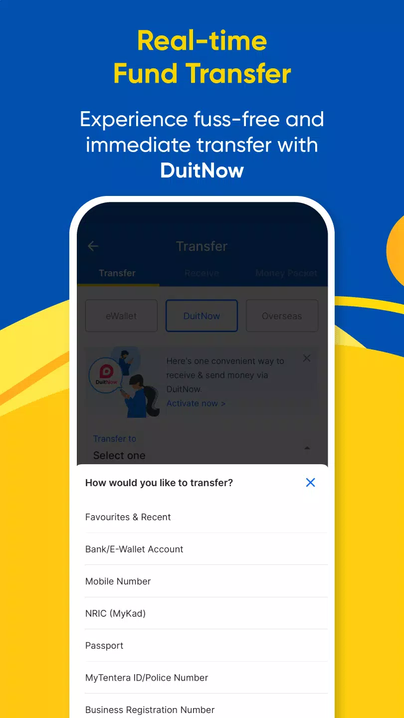 Touch 'n Go eWallet 螢幕截圖 3