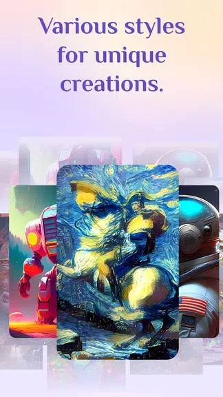 Dream AI Art Generator Wonder Capture d'écran 1