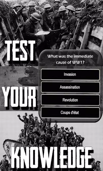 WW1 History Knowledge Quiz应用截图第2张