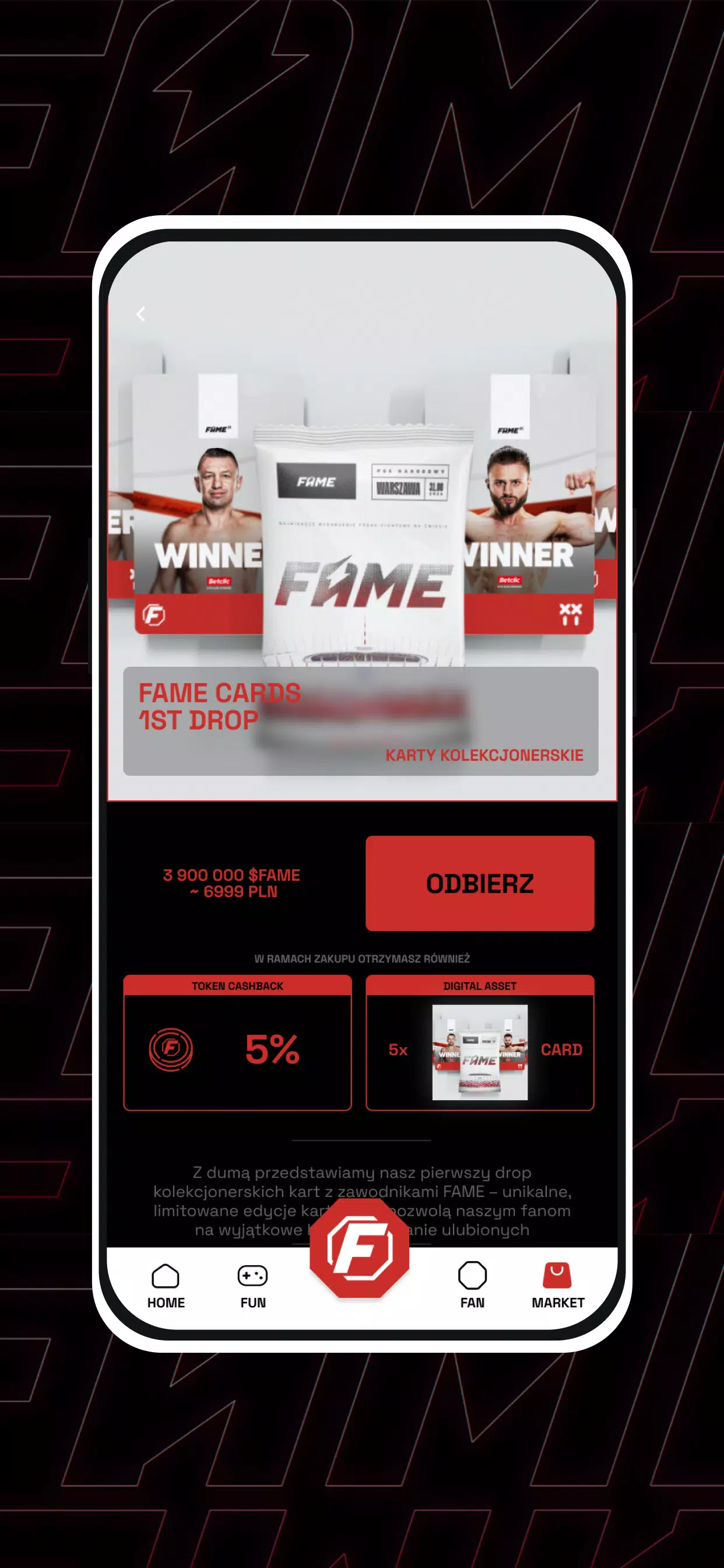 FAME MMA APP Capture d'écran 2