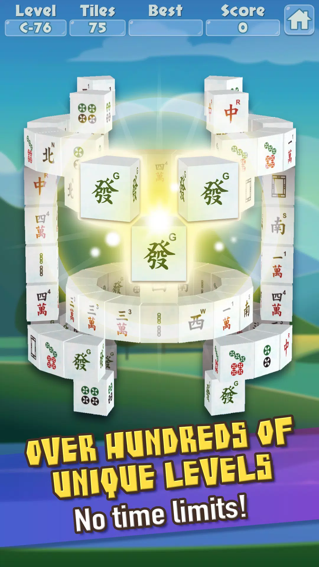 3D Mahjong Triple Tile Match ဖန်သားပြင်ဓာတ်ပုံ 3