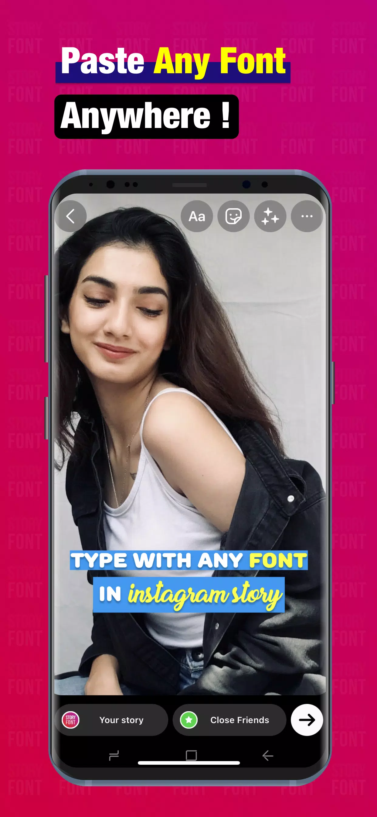 StoryFont for Instagram Story 螢幕截圖 0