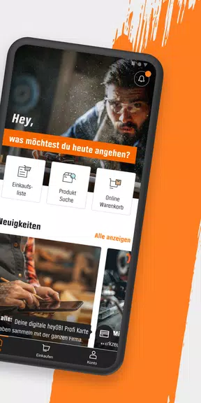heyOBI Profi: Handwerker-App Capture d'écran 1
