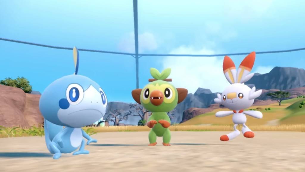 Les débutants de la génération 8 sanglotaient, Grookey et Scorbunny dans Pokémon Scarlet & Violet