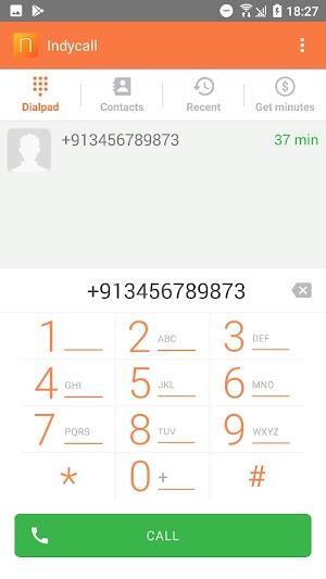 Schermata IndyCall Mod 0