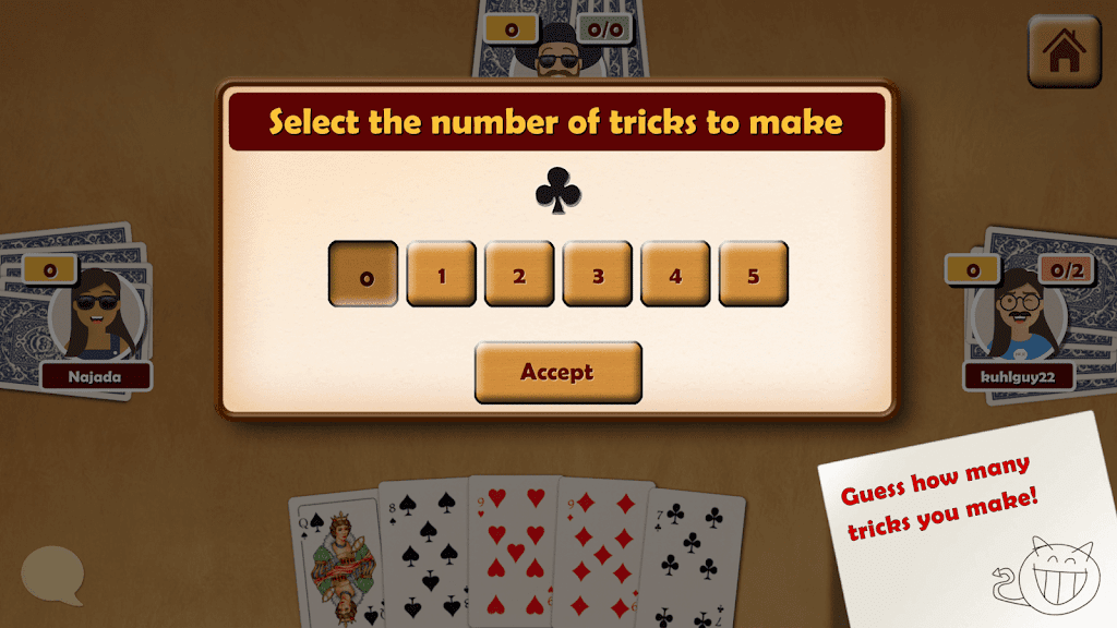 Oh Hell - Online Spades Game ภาพหน้าจอ 0