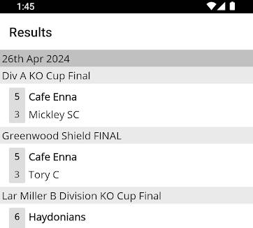 Hexham Darts League 螢幕截圖 2