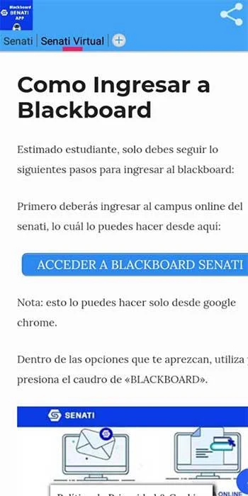 Senati Blackboard应用截图第1张