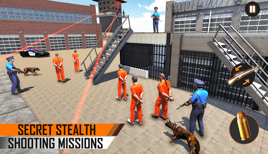Prisoner Sniper Shooting 3D Gun Games 스크린샷 0