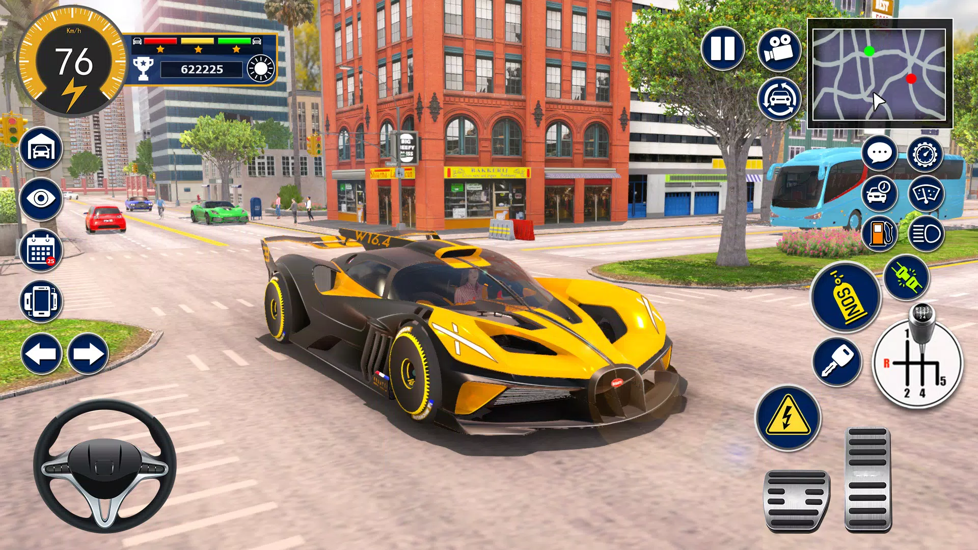 Bugatti Game Car Simulator 3D 螢幕截圖 1
