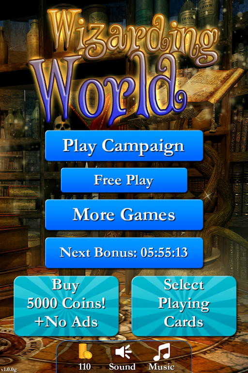 Tripeaks Solitaire - Wizards ဖန်သားပြင်ဓာတ်ပုံ 0