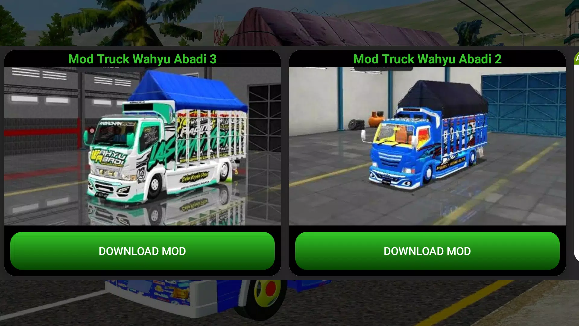 Mod Truck Wahyu Abadi Bussid 螢幕截圖 0