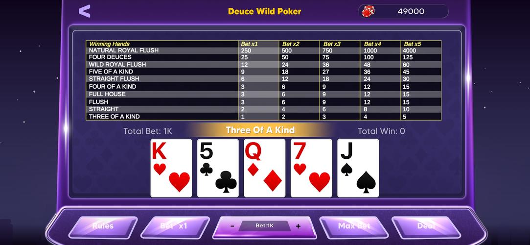 Video Poker Plus 螢幕截圖 2