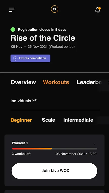 circle21.app स्क्रीनशॉट 1