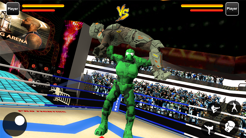 Robot Ring Fighting Real Robot VS Superhero Robot Скриншот 2