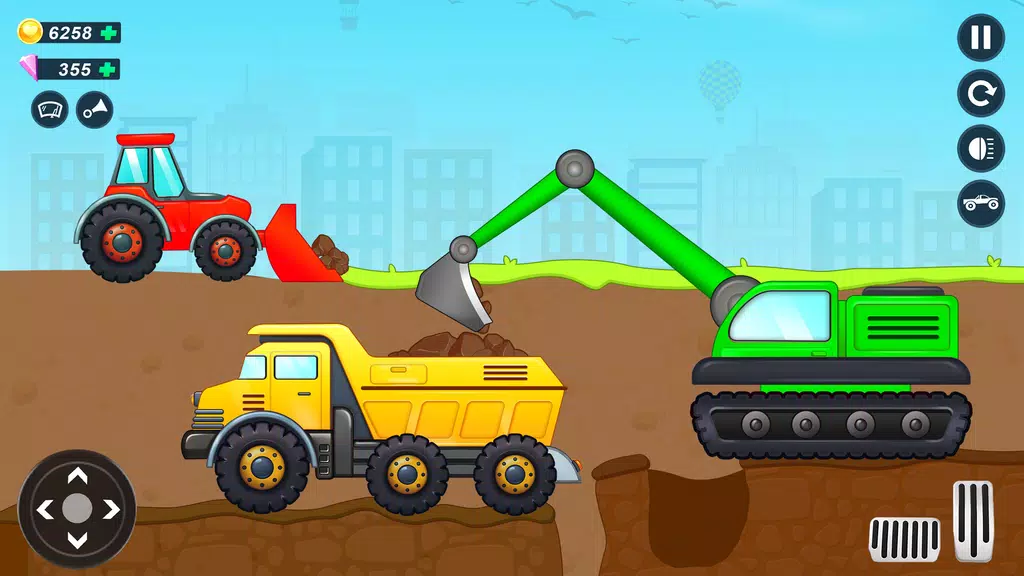 JCB Construction Truck Games Capture d'écran 0