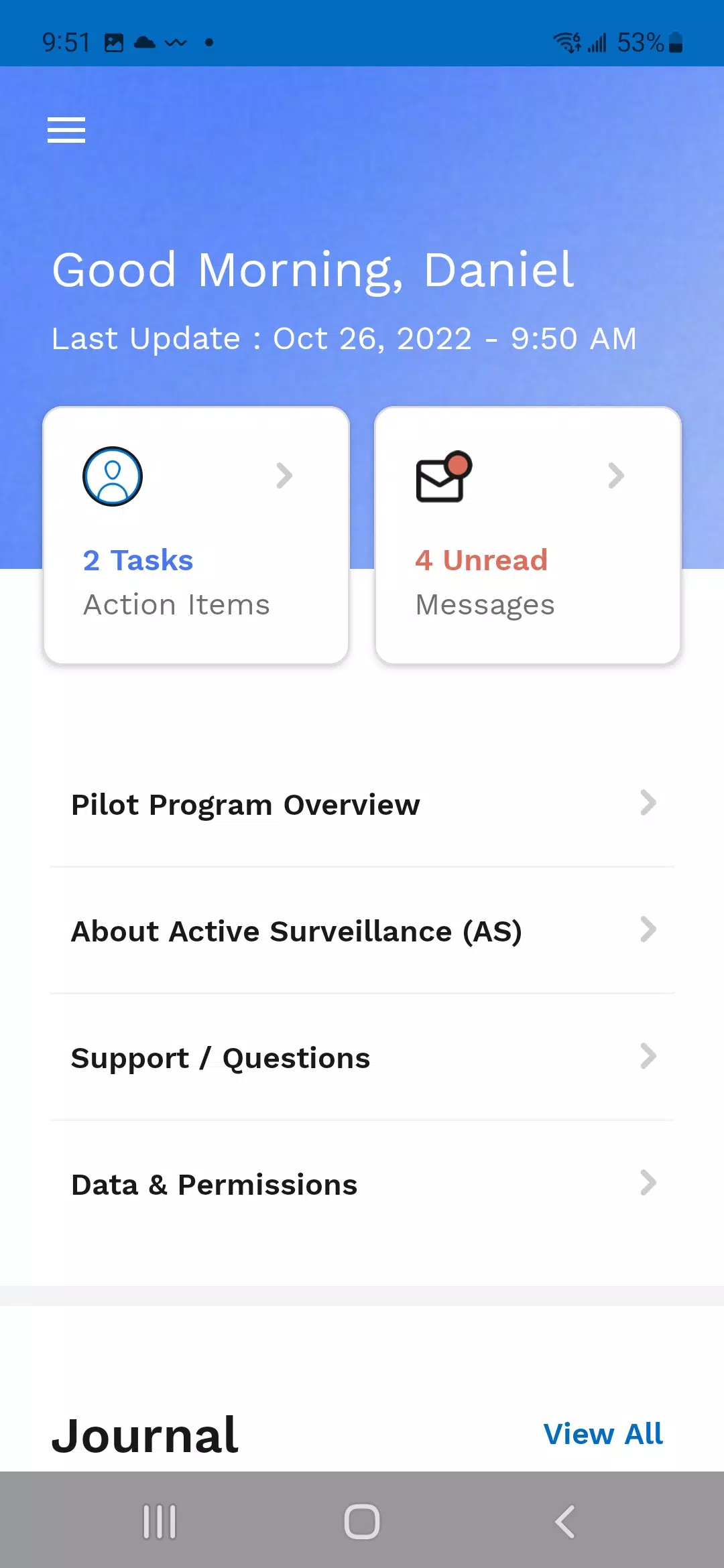 Wave Active Surveillance App Capture d'écran 1
