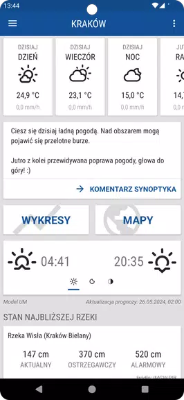 Meteo ICM — weather forecast Скриншот 2
